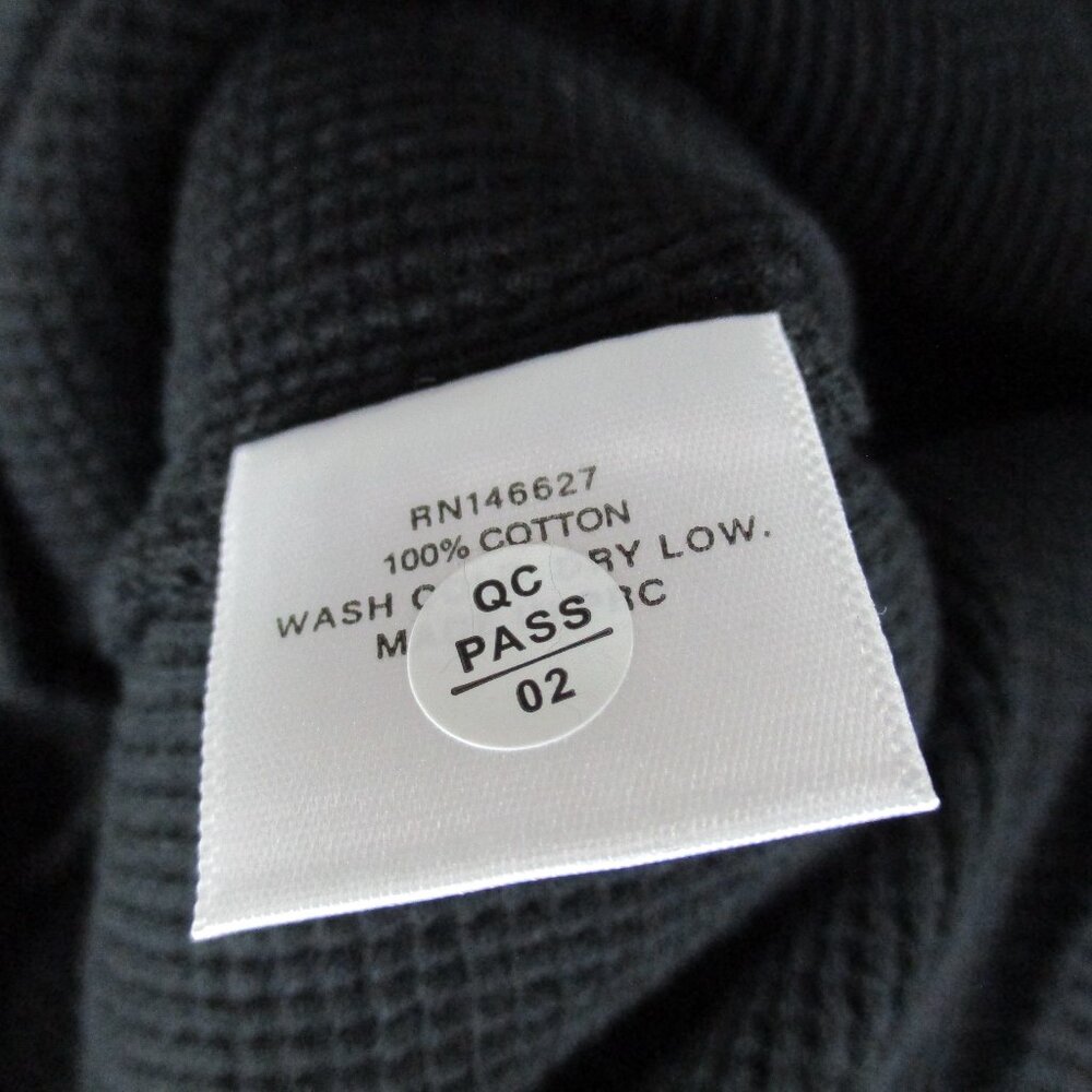 G59 Records Shirt Mens Medium Black Thermal Waffle Knit CrewLogo Suicideboys - Picture 6 of 10
